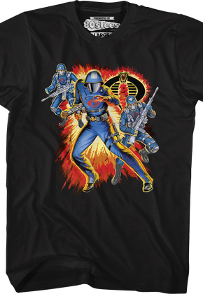 Cobra Explosion GI Joe T-Shirt