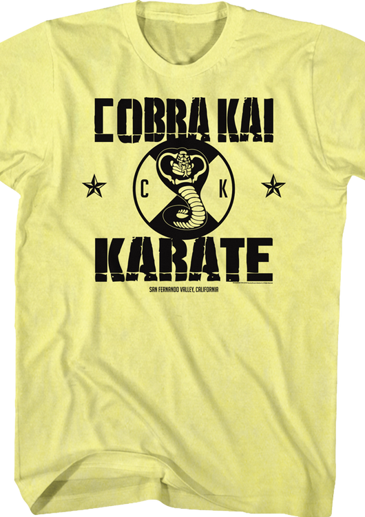 Circle Cobra Kai Logo Karate Kid T-Shirt - main product image