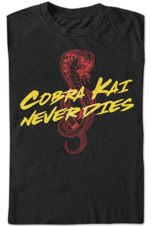 Kreese Quote Cobra Kai Never Dies Shirtmain product image