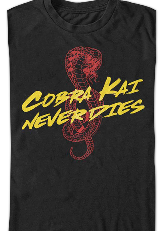Kreese Quote Cobra Kai Never Dies Shirt - main product image