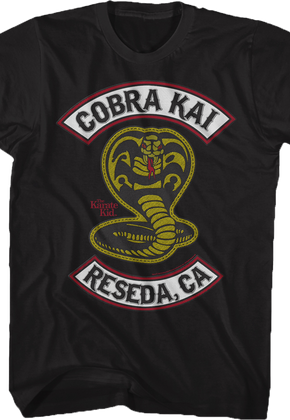 Cobra Kai Patch Karate Kid T-Shirt