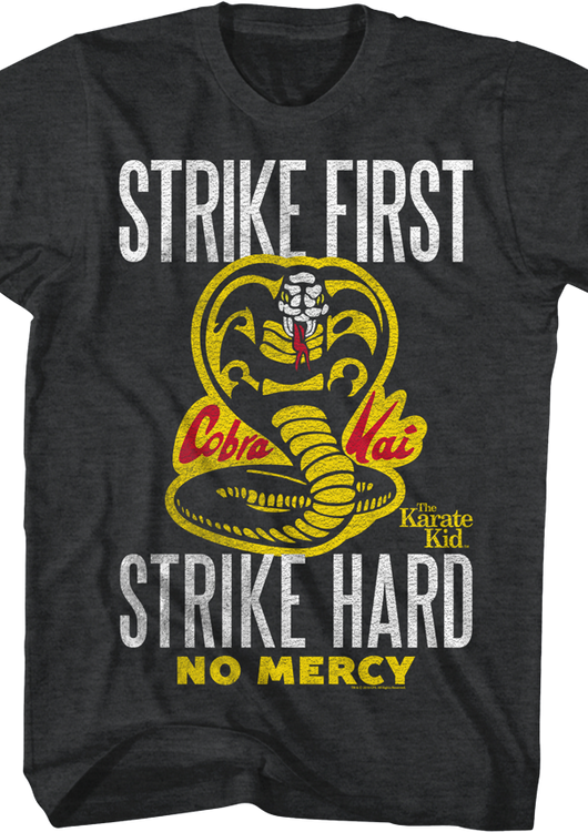 Cobra Kai Shirt Strike First - main product image