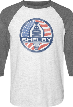Cobra Logo Shelby Raglan Baseball Shirt