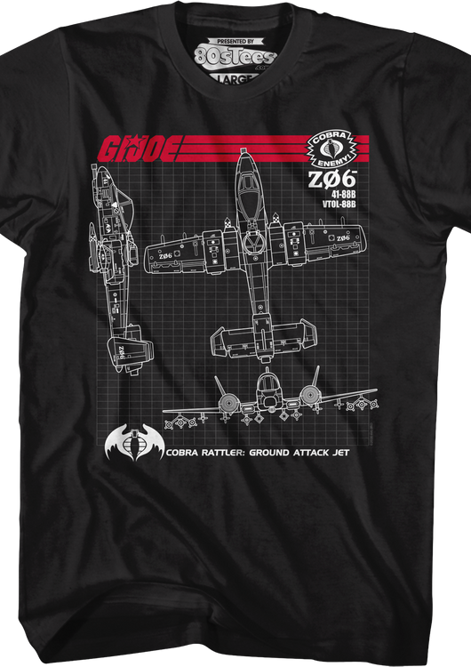 Cobra Rattler GI Joe T-Shirt - main product image
