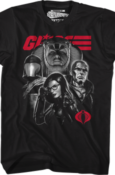 Cobra Villains Collage GI Joe T-Shirt