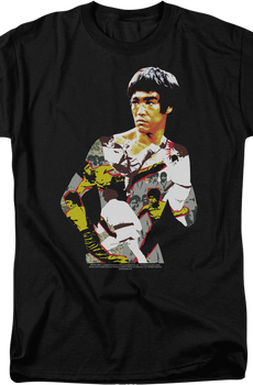 Body Collage Bruce Lee T-Shirt