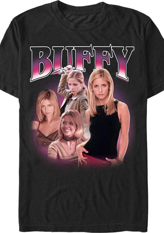 Collage Buffy The Vampire Slayer T-Shirt - main product image