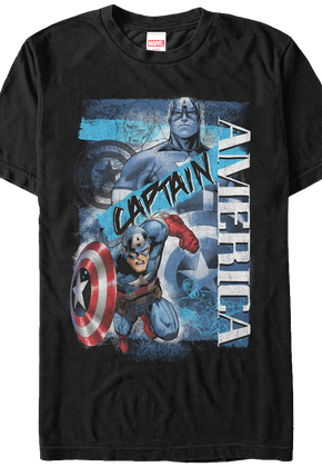 Collage Captain America T-Shirt