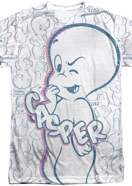 Collage Casper the Friendly Ghost T-Shirt - main product image