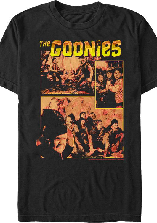 Panels Collage Goonies T-Shirt - main product image