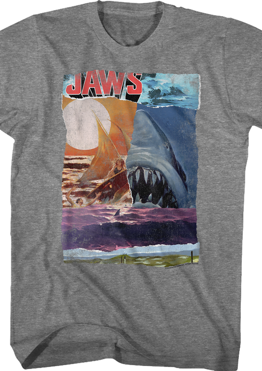 Collage Jaws T-Shirt - main product image