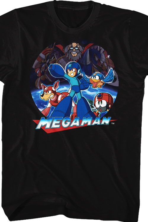 Collage Mega Man Shirt - main product image