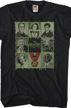 Collage Munsters T-Shirt