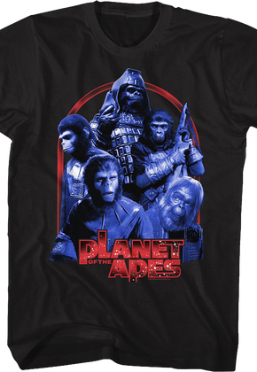 Collage Planet Of The Apes T-Shirt