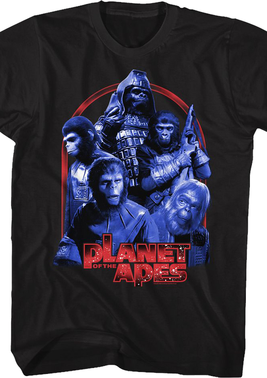 Collage Planet Of The Apes T-Shirt - main product image