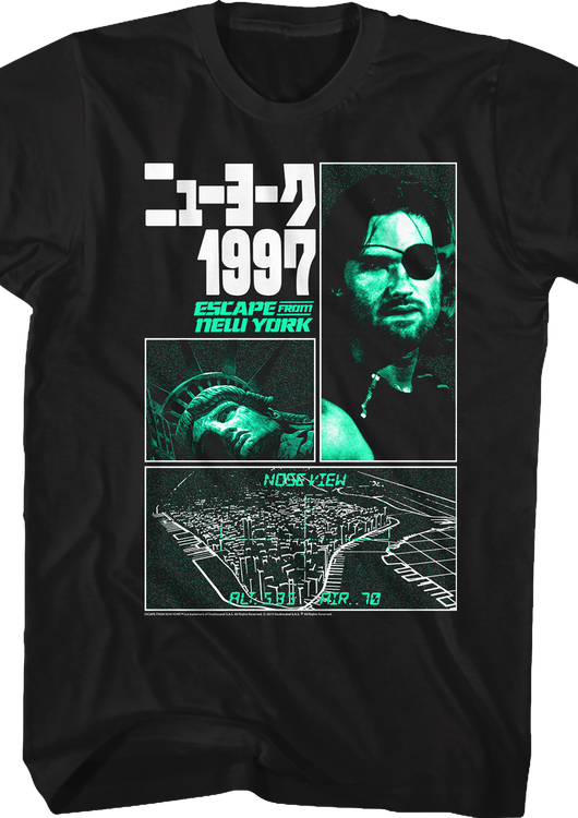 Collage Poster Escape From New York T-Shirt - main product image
