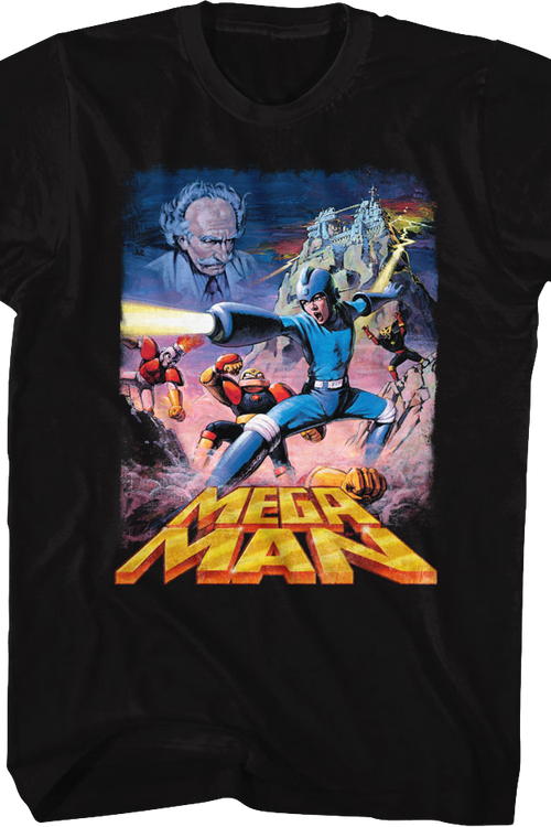 Collage Poster Mega Man T-Shirtmain product image