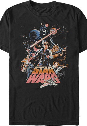 Collage Poster Star Wars T-Shirt