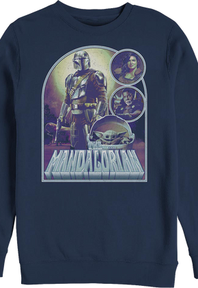 Collage Poster The Mandalorian Star Wars Sweatshirt