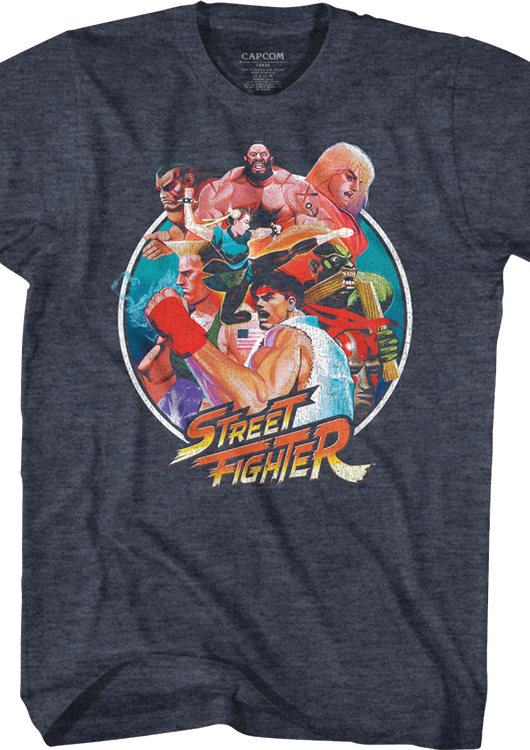 Collage Street Fighter T-Shirt - main product image
