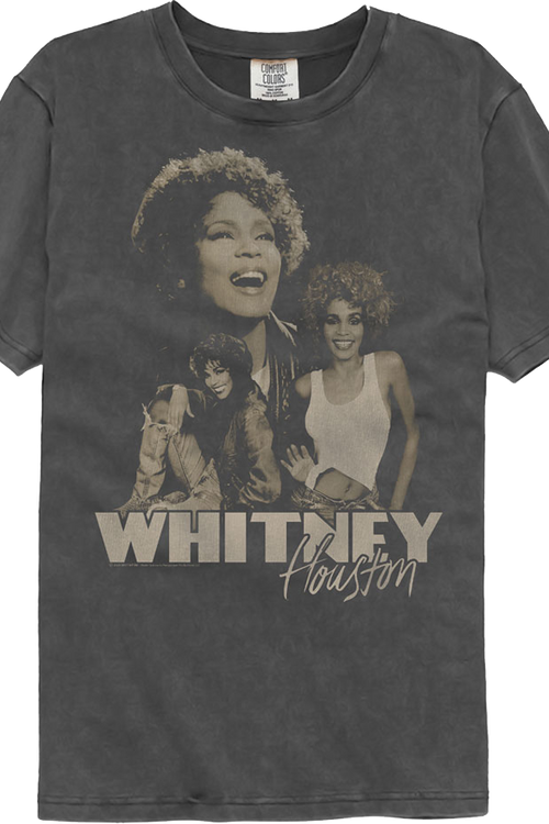 Collage Whitney Houston Comfort Colors Brand T-Shirtmain product image