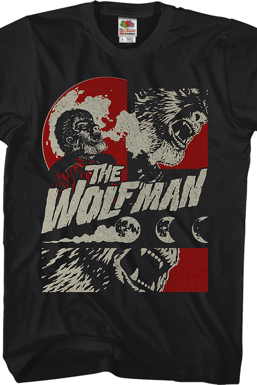 Collage Wolf Man T-Shirt - main product image