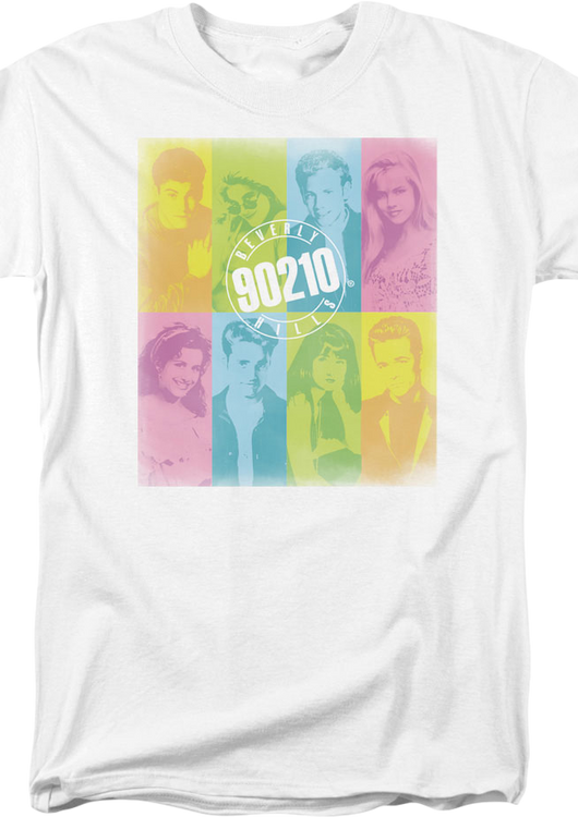 Color Blocks Beverly Hills 90210 T-Shirt - main product image