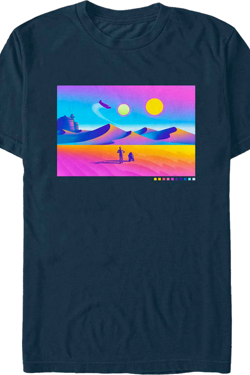 Color Spectrum Journey Star Wars T-Shirt - main product image