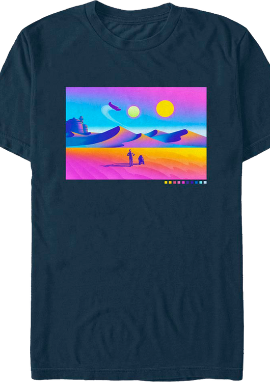 Color Spectrum Journey Star Wars T-Shirt - main product image