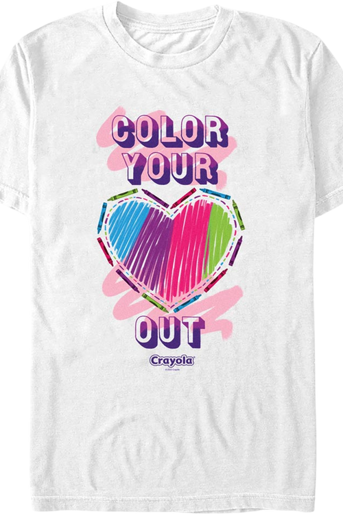 Color Your Heart Out Crayola T-Shirtmain product image