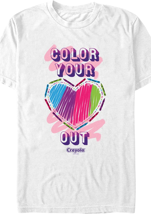 Color Your Heart Out Crayola T-Shirt - main product image