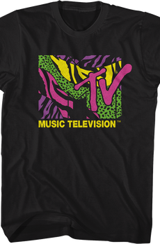 Colorful Animal Logo MTV Shirt