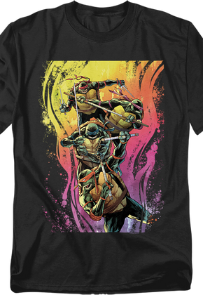 Colorful Attack Teenage Mutant Ninja Turtles T-Shirt