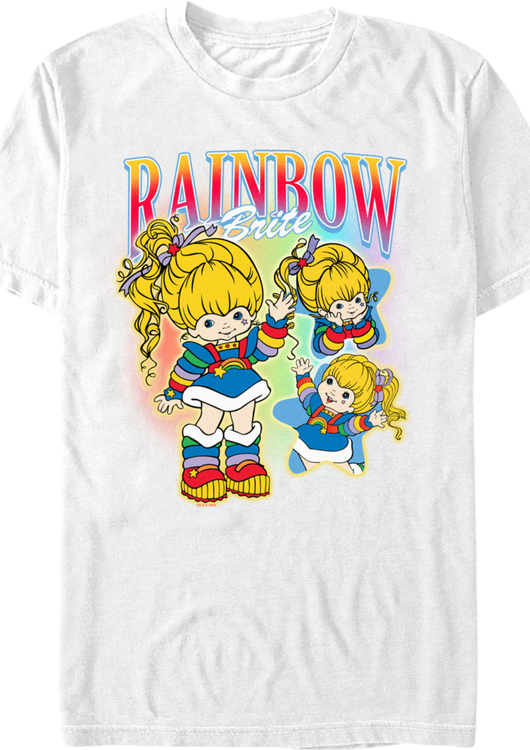 Colorful Collage Rainbow Brite T-Shirt - main product image