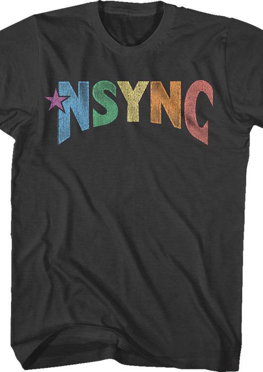 Colorful Logo NSYNC Shirt - main product image