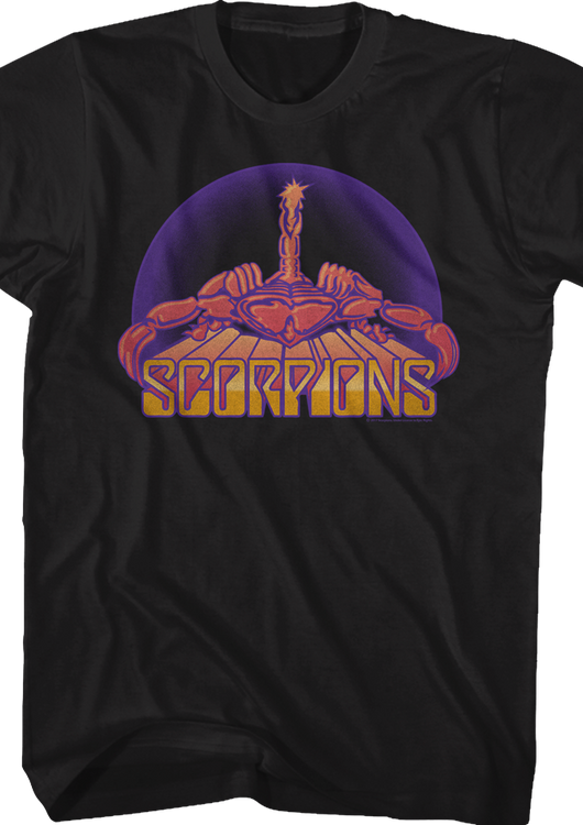 Colorful Logo Scorpions T-Shirt - main product image
