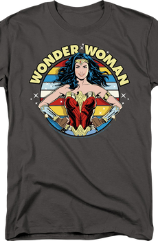 Colorful Pose Wonder Woman T-Shirt