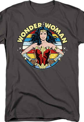 Colorful Pose Wonder Woman T-Shirt
