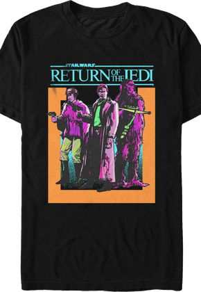 Colorful Return Of The Jedi Poster Star Wars T-Shirt
