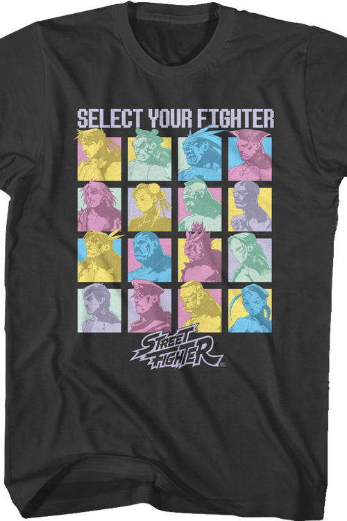 Colorful Selection Street Fighter T-Shirt - main product image