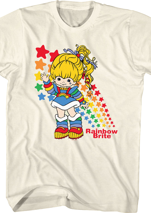 Colorful Stars Rainbow Brite T-Shirt - main product image