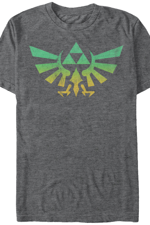 Colorful Tri-Force Legend of Zelda T-Shirt - main product image
