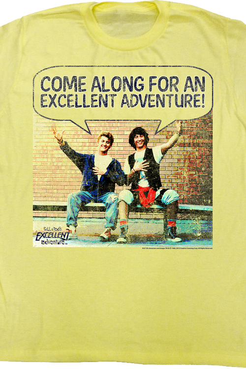 Come Along Bill and Ted's Excellent Adventure T-Shirtmain product image