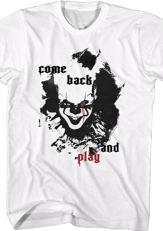 Pennywise Come Back And Play IT Shirt - main product image