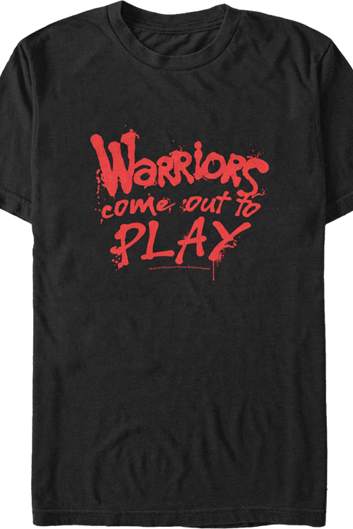 Come Out To Play Warriors T-Shirtmain product image