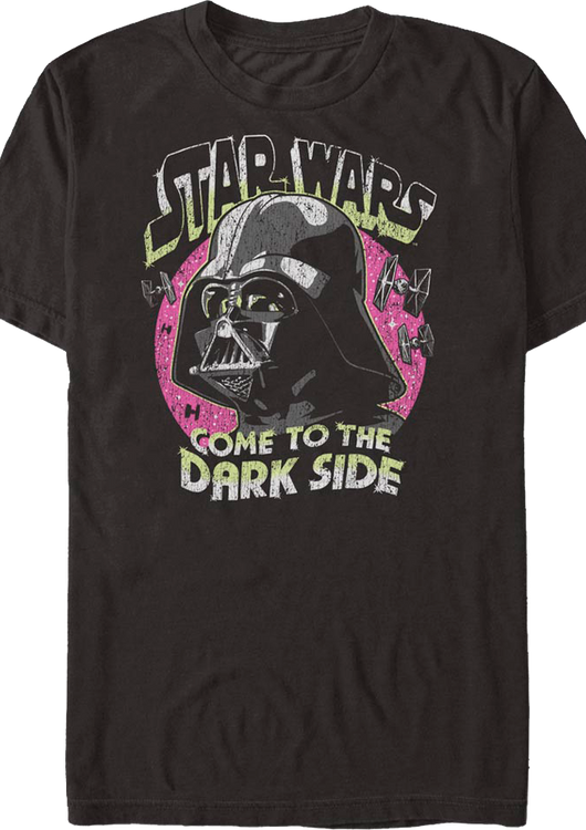 Vintage Darth Vader Come To The Dark Side Star Wars T-Shirt - main product image