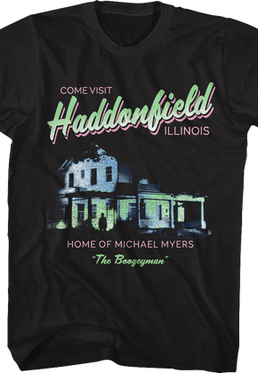Come Visit Haddonfield Halloween T-Shirt
