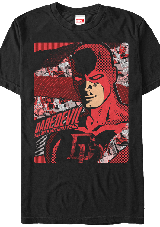 Comic Background Daredevil T-Shirt - main product image