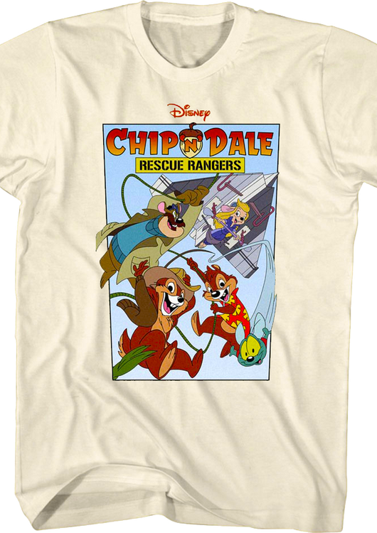 Comic Book Cover Chip 'n Dale Rescue Rangers T-Shirt - main product image