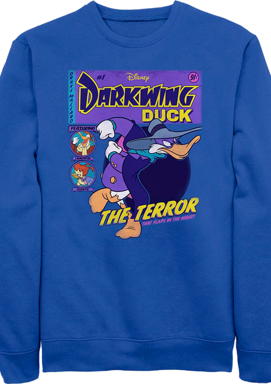 Comic Book Cover Darkwing Duck Sweatshirt - main product image